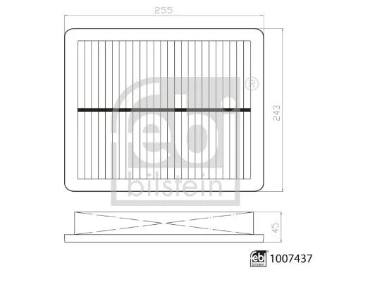 Oro filtras FEBI 1007437