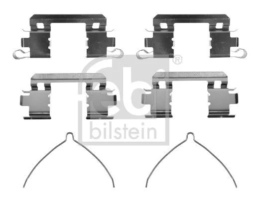 Priedų komplektas, diskinių stabdžių trinkelės febi bilstein 182464