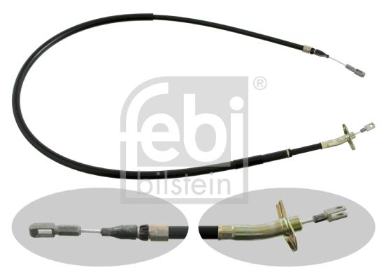 Trosas, stovėjimo stabdys FEBI BILSTEIN 09500