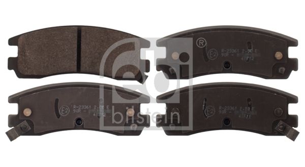 Brake Pad Set, disc brake FEBI BILSTEIN 116154