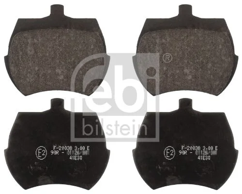 Stabdžių trinkelių rinkinys, diskinis stabdys FEBI BILSTEIN 116201