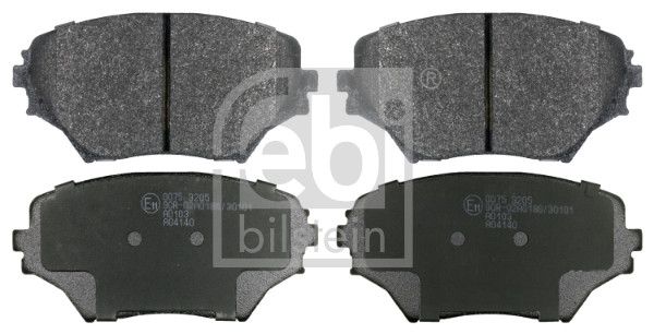 Комплект гальмівних накладок, дискове гальмо FEBI BILSTEIN 116273