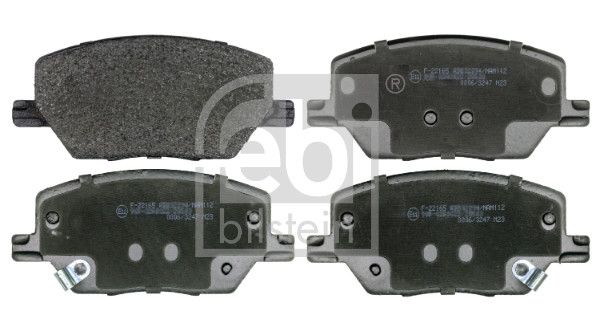 Brake Pad Set, disc brake FEBI BILSTEIN 116381