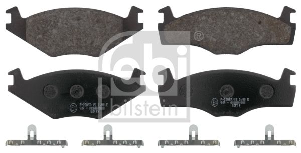 Brake Pad Set, disc brake FEBI BILSTEIN 16076