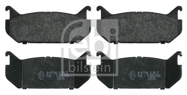 Комплект гальмівних накладок, дискове гальмо FEBI BILSTEIN 16194