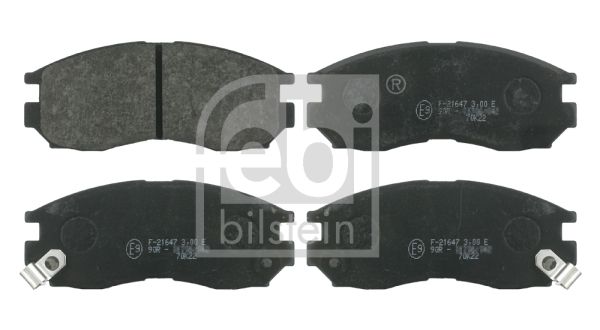 Комплект гальмівних накладок, дискове гальмо FEBI BILSTEIN 16327