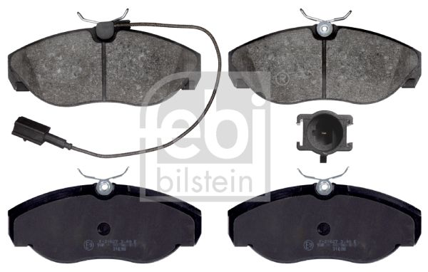 Brake Pad Set, disc brake FEBI BILSTEIN 16391