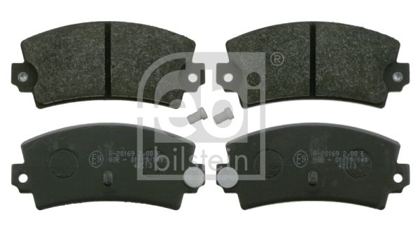 Комплект гальмівних накладок, дискове гальмо FEBI BILSTEIN 16407