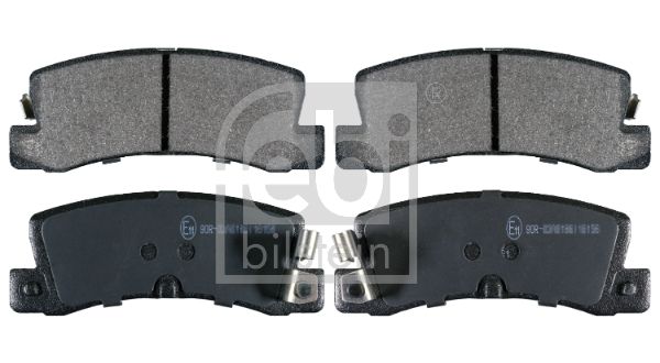 Brake Pad Set, disc brake FEBI BILSTEIN 16580