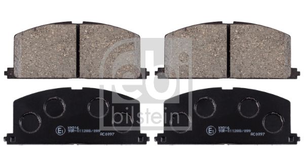 Brake Pad Set, disc brake FEBI BILSTEIN 16581