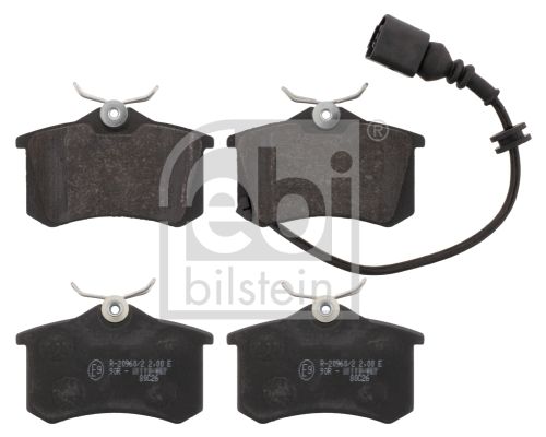 Brake Pad Set, disc brake FEBI BILSTEIN 16639