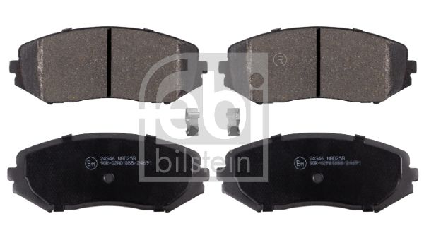 Brake Pad Set, disc brake FEBI BILSTEIN 16648