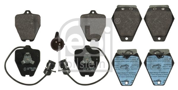 Brake Pad Set, disc brake FEBI BILSTEIN 16762