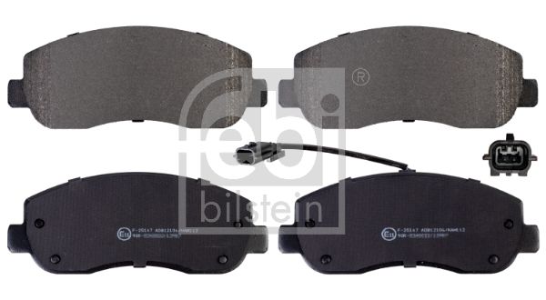 Brake Pad Set, disc brake FEBI BILSTEIN 16845