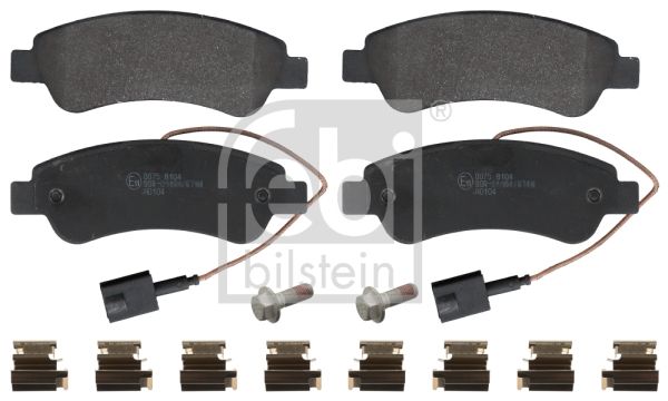 Brake Pad Set, disc brake FEBI BILSTEIN 16956