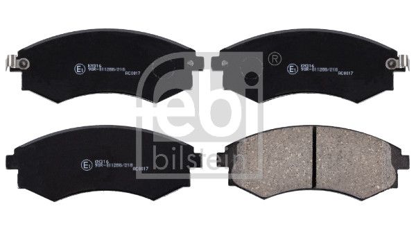 Brake Pad Set, disc brake FEBI BILSTEIN 170253