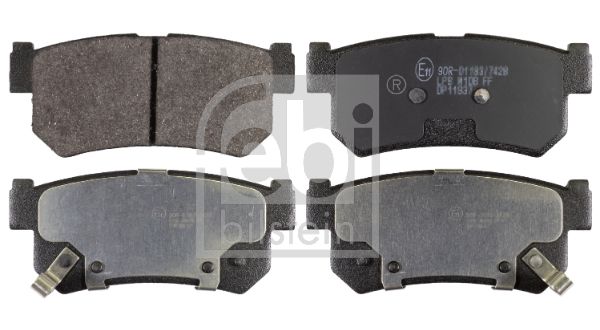 Brake Pad Set, disc brake FEBI BILSTEIN 170638