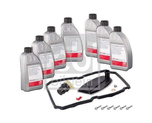 Kompl., autom. pavarų dėžės alyv. keit. Transmission Oil and Filter Service Kit FEBI BILSTEIN 171748
