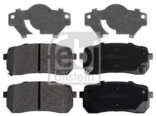 Brake Pad Set, disc brake FEBI BILSTEIN 177077