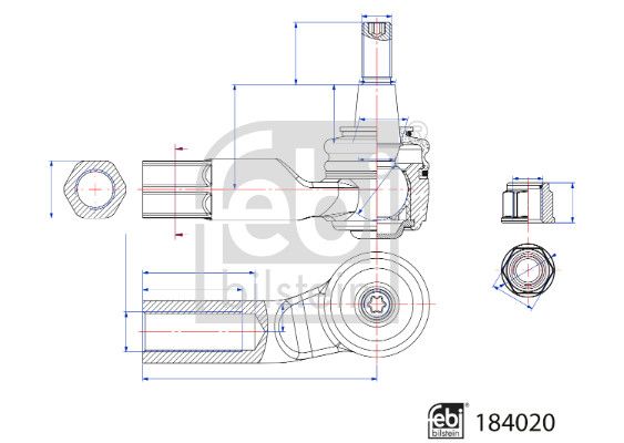 Tie Rod End FEBI BILSTEIN 184020