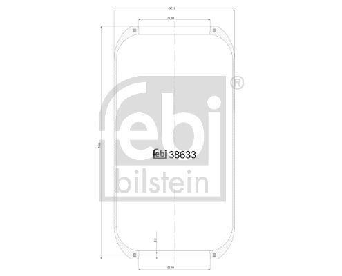 Bellow, air suspension FEBI BILSTEIN 38633