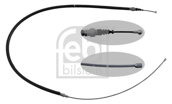 Trosas, stovėjimo stabdys FEBI BILSTEIN 49624