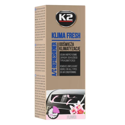 Kondicionieriaus valymo priemonė KLIMA FRESH FLOWER 150ml K2 K222FL