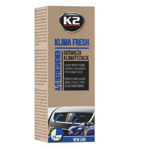 Kondicionieriaus valymo priemonė KLIMA FRESH NEW CAR 150ml K2 K222NC