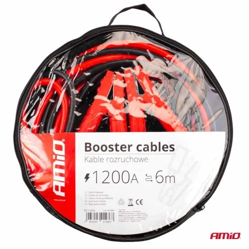 Užvedimo laidai 1200A/6m AMIO 01436