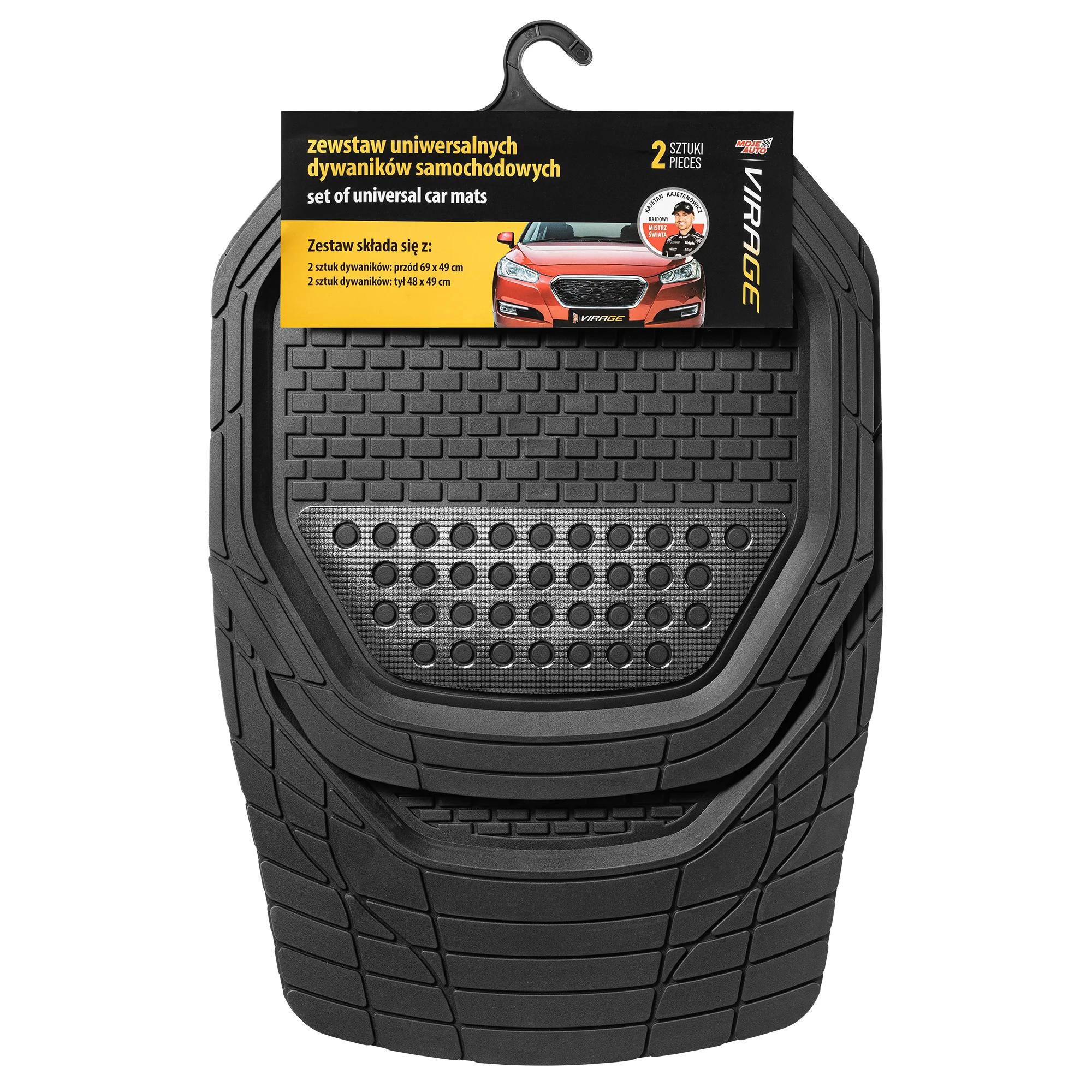 Grindų kilimėlių rinkinys AMTRA MOJE AUTO VIRAGE 93-050