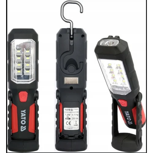 Darbo lempa | COB 8+1 LED | 280 LUM YATO YT-08513