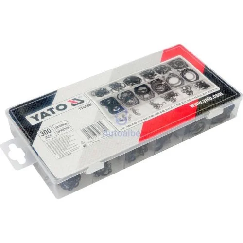 Fiksavimo žiedų komplektas 300vnt YATO YT-06880
