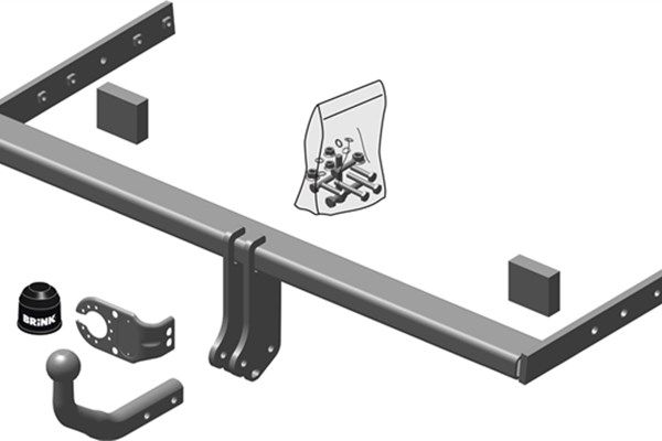 Priekabos prikabintuvas BRINK 509700