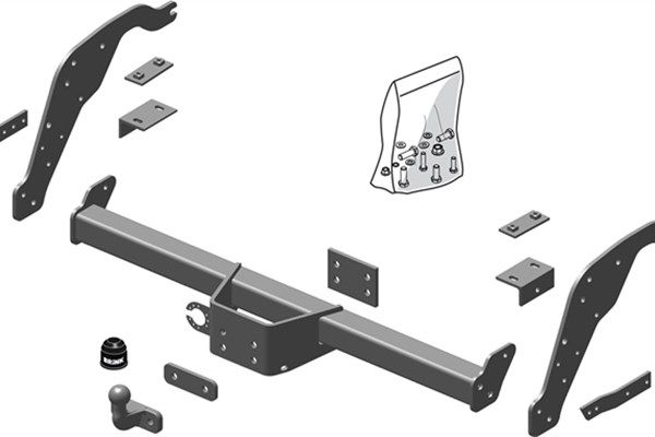 Priekabos prikabintuvas BRINK 554900