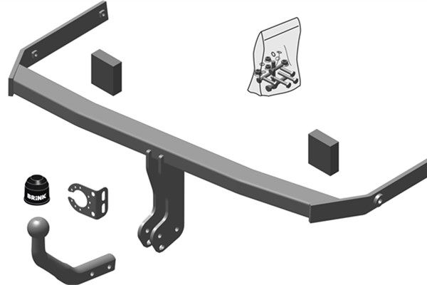 Priekabos prikabintuvas BRINK 640400