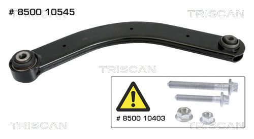 Control/Trailing Arm, wheel suspension TRISCAN 8500 10545