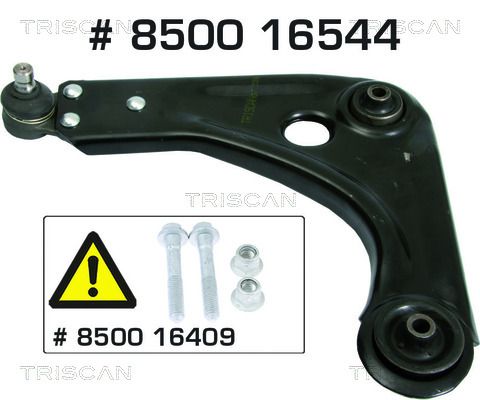 Control/Trailing Arm, wheel suspension TRISCAN 8500 16544