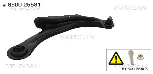 Control/Trailing Arm, wheel suspension TRISCAN 8500 25581
