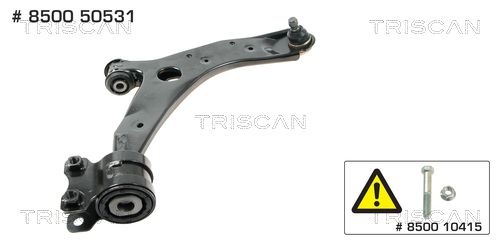 Control/Trailing Arm, wheel suspension TRISCAN 8500 50531