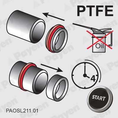 Shaft Seal, camshaft PAYEN NA5456