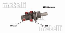 Головний гальмівний циліндр METELLI 05-0887