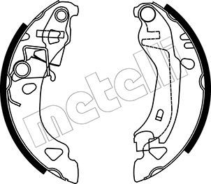 Brake Shoe Set METELLI 53-0070