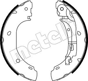 Brake Shoe Set METELLI 53-0082