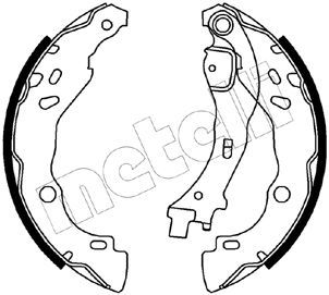 Brake Shoe Set METELLI 53-0085