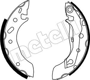 Brake Shoe Set METELLI 53-0128