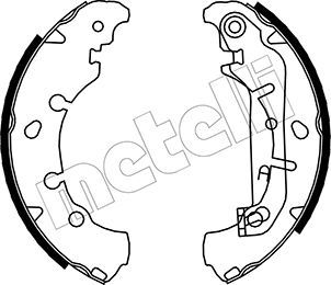 Brake Shoe Set METELLI 53-0136