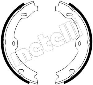 Brake Shoe Set, parking brake METELLI 53-0247