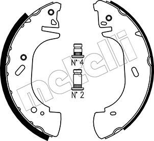 Brake Shoe Set METELLI 53-0313