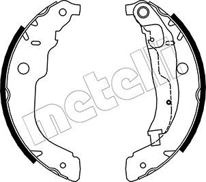 Комплект гальмівних колодок METELLI 53-0333