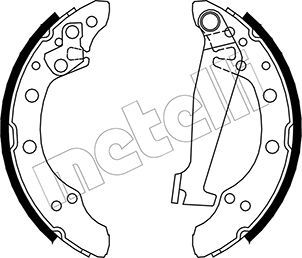 Brake Shoe Set METELLI 53-0468